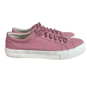Ted Baker‎ London Mens Eshron Shoes US 12 UK 11 EU 45 Dusty Rose Pink Canvas