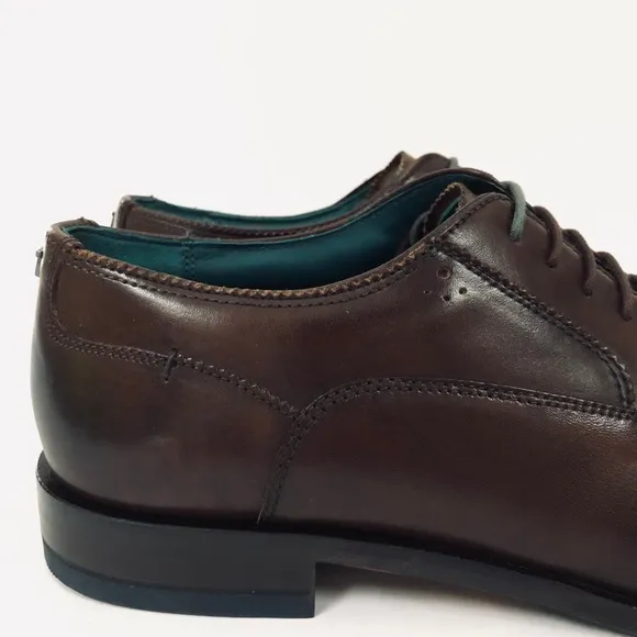 Ted Baker London Parals Brown Leather Derby Shoes