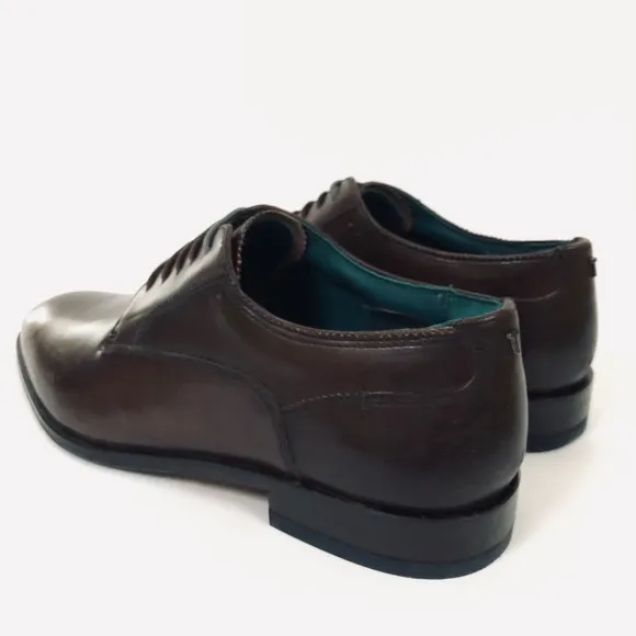 Ted Baker London Parals Brown Leather Derby Shoes