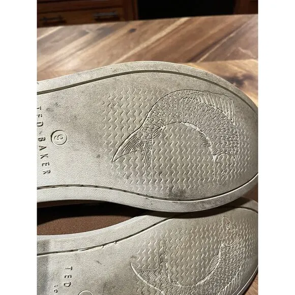 Ted Baker London Shoes Leather Loafers Boat Shoe Mens Size 11