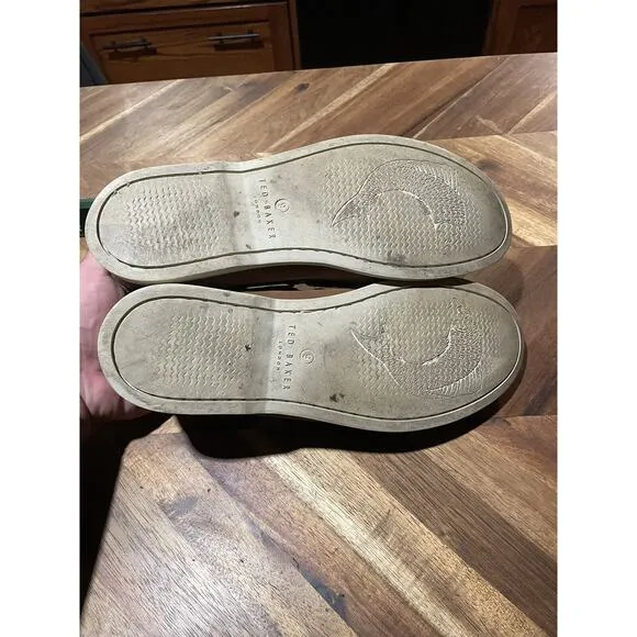 Ted Baker London Shoes Leather Loafers Boat Shoe Mens Size 11