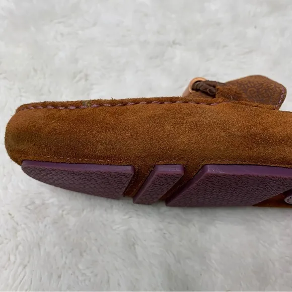 Ted Baker Men's Tan Carlsun 2 Driver Suede Moccasins Slip-on Loafers UK 8 / US 9
