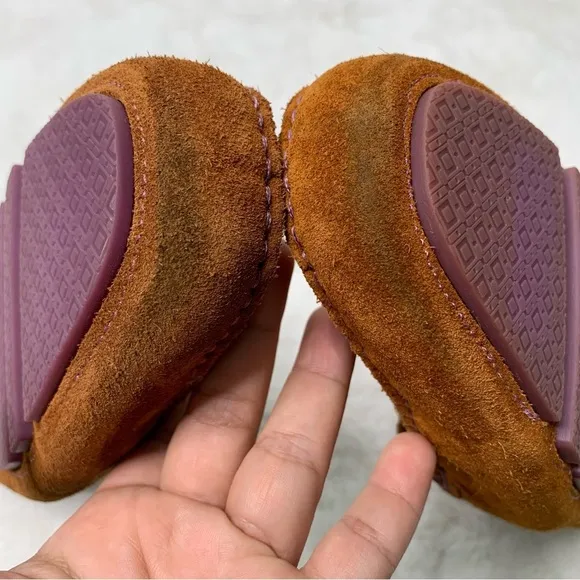Ted Baker Men's Tan Carlsun 2 Driver Suede Moccasins Slip-on Loafers UK 8 / US 9