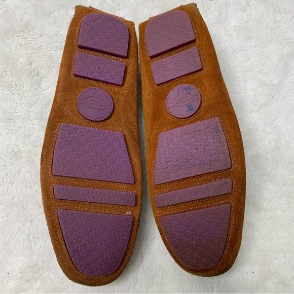 Ted Baker Men's Tan Carlsun 2 Driver Suede Moccasins Slip-on Loafers UK 8 / US 9