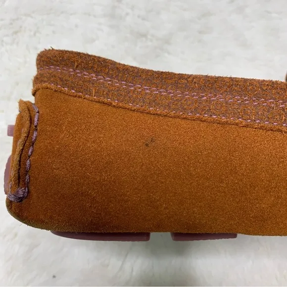 Ted Baker Men's Tan Carlsun 2 Driver Suede Moccasins Slip-on Loafers UK 8 / US 9