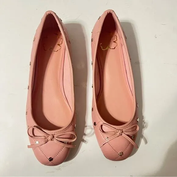 TED BAKER  Pink Libban Leather Flat Size 38