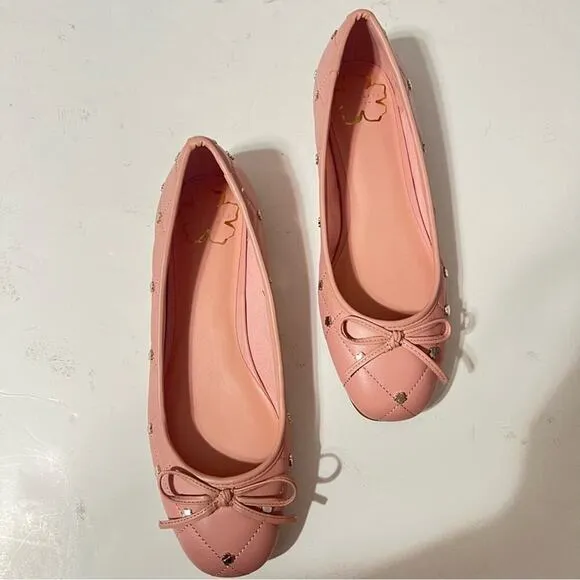TED BAKER  Pink Libban Leather Flat Size 38