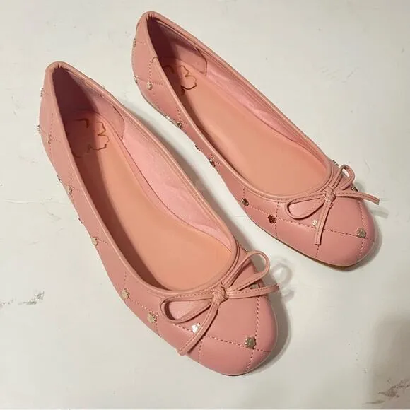 TED BAKER  Pink Libban Leather Flat Size 38