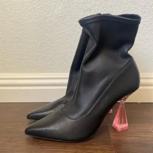 Ted Baker Liya Stretch Leather High Heeled Ankle Boots