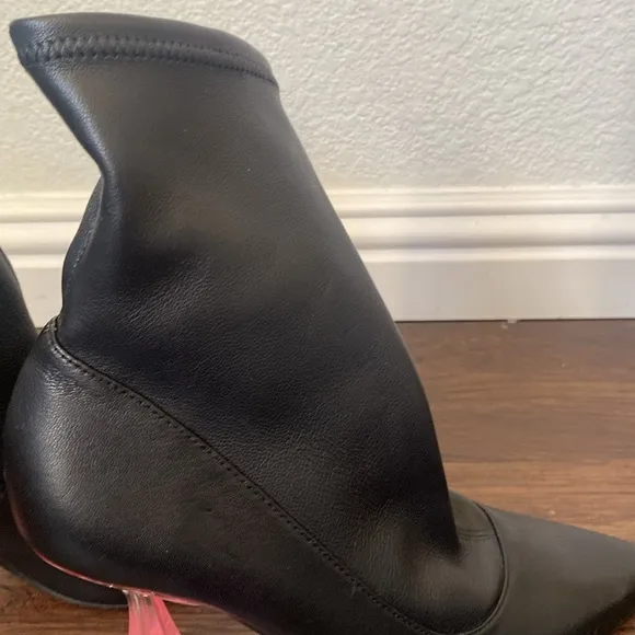 Ted Baker Liya Stretch Leather High Heeled Ankle Boots
