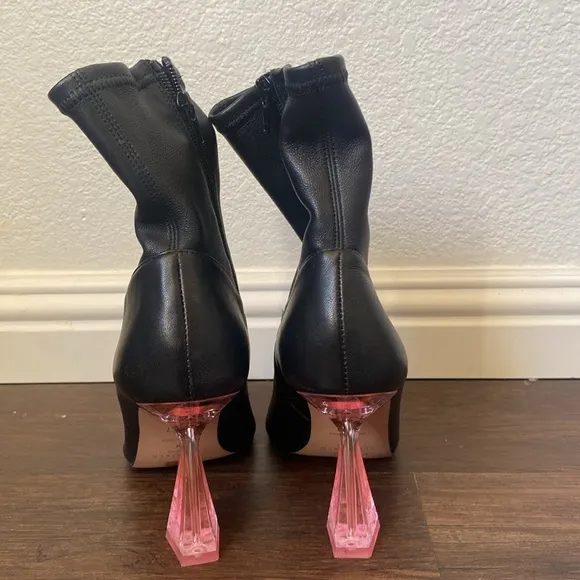 Ted Baker Liya Stretch Leather High Heeled Ankle Boots