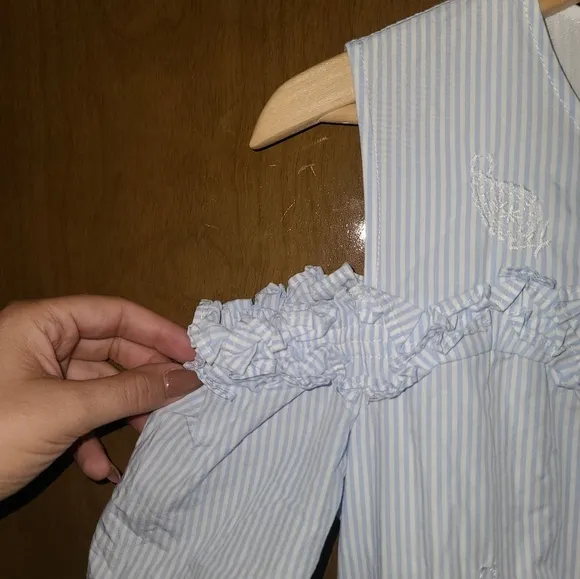 Teenie Weenie stripped cold shoulder cotton dress size xs