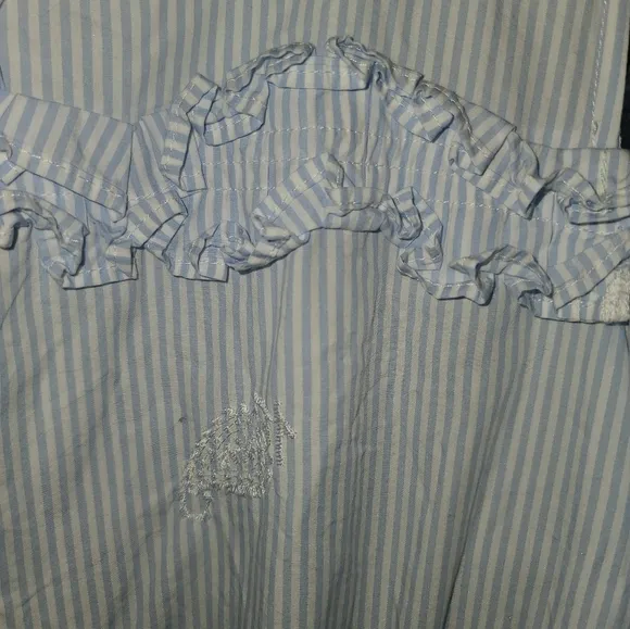 Teenie Weenie stripped cold shoulder cotton dress size xs