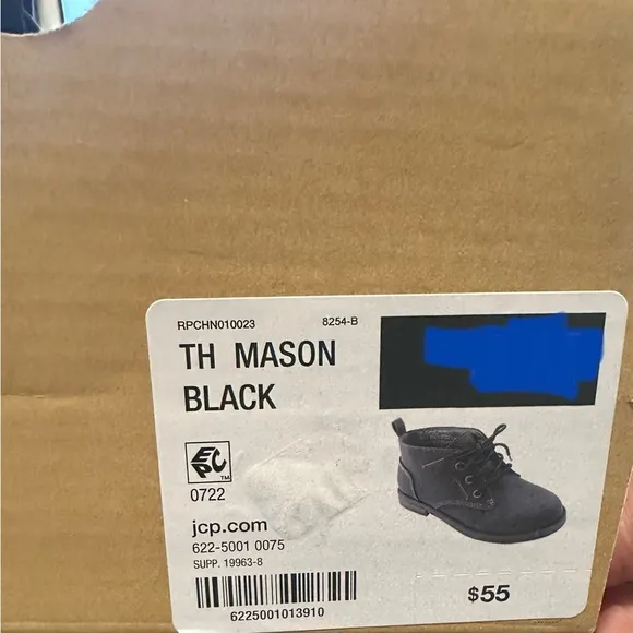 Thereabouts Boys Mason Black Flat Heel Chukka Boots NWT Various Sizes