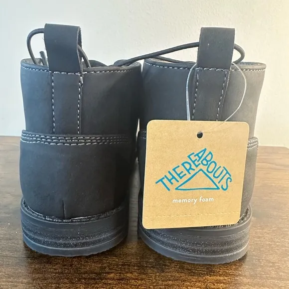 Thereabouts Boys Mason Black Flat Heel Chukka Boots NWT Various Sizes