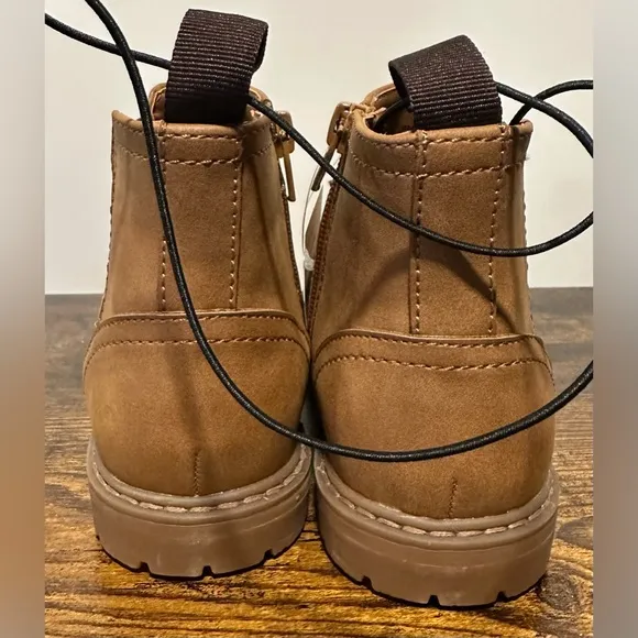 Thereabouts Little/Big Boys Brown Wesley Flat Heel Chelsea Boots NWT Various SZ
