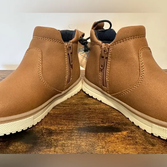 Thereabouts Toddler Boys Tan LIL Jack Flat Heel Chelsea Boots NWT Various Sizes