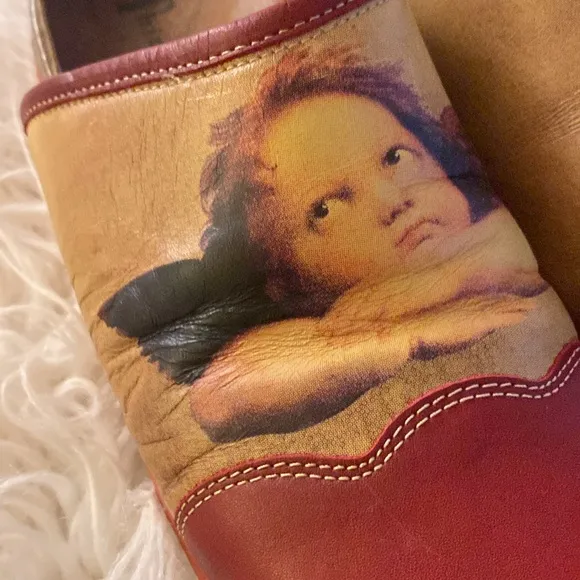 THINK Schlapfa Angel clogs mules art to wear
