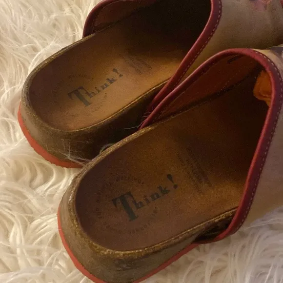 THINK Schlapfa Angel clogs mules art to wear