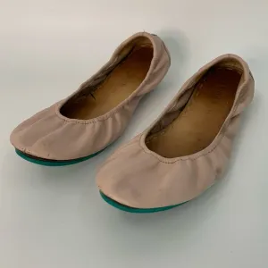 Tieks 11 Beige/Nude Flats teal bottom blush