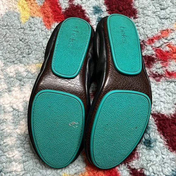 Tieks Black leather Ballet Flats