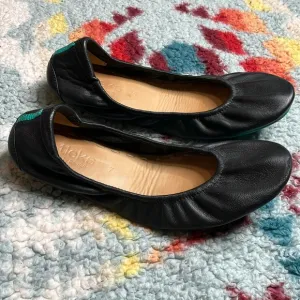 Tieks Black leather Ballet Flats