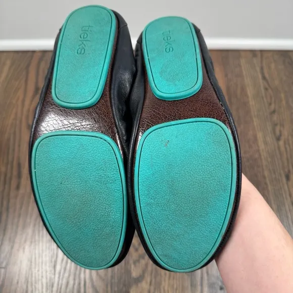 Tieks by Gavrieli Black Leather Ballet Flats size 8