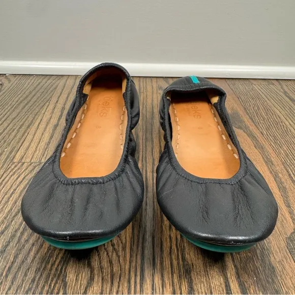 Tieks by Gavrieli Black Leather Ballet Flats size 8