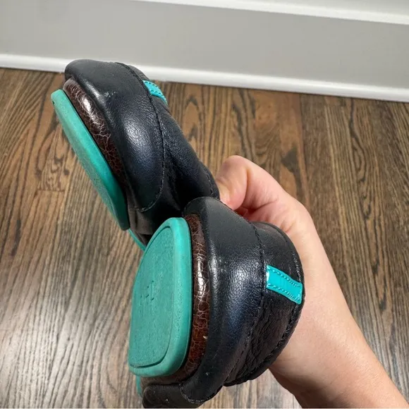 Tieks by Gavrieli Black Leather Ballet Flats size 8