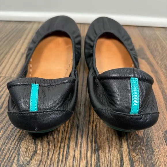 Tieks by Gavrieli Black Leather Ballet Flats size 8