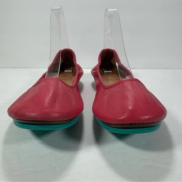 Tieks by Gavrieli Fuchsia Pink Leather Ballet Flats Women's Size 9