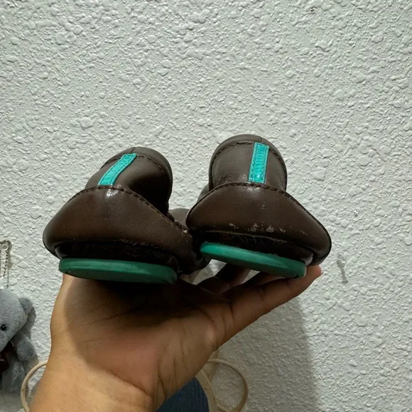 Tieks Chocolate Brown Leather Flats