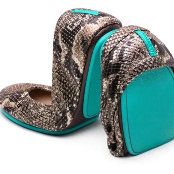 Tieks Copperhead Snake Leather Classic Ballet Flats