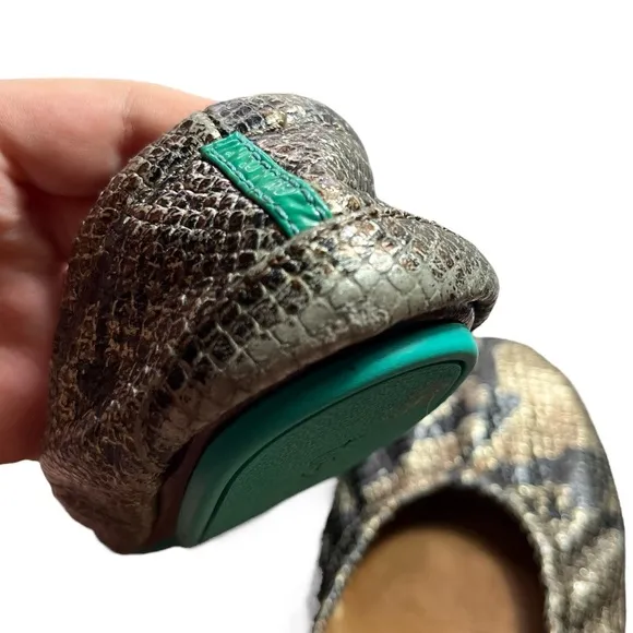 Tieks Copperhead Snake Leather Classic Ballet Flats