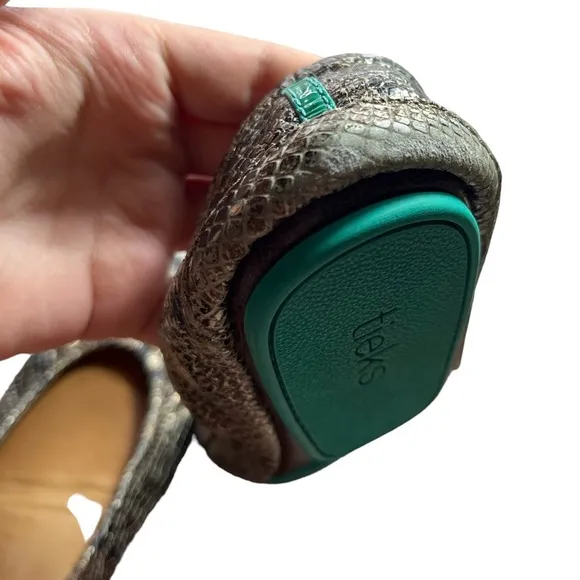 Tieks Copperhead Snake Leather Classic Ballet Flats