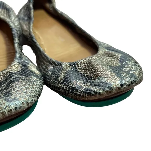 Tieks Copperhead Snake Leather Classic Ballet Flats