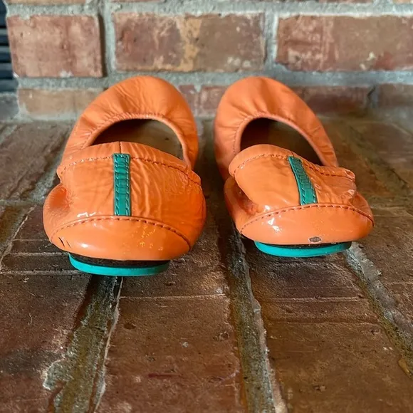 Tieks Coral Patent Leather Flats