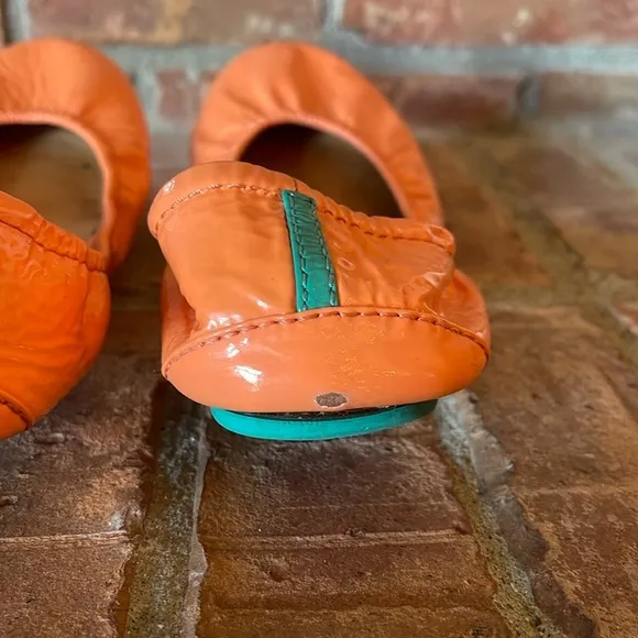 Tieks Coral Patent Leather Flats