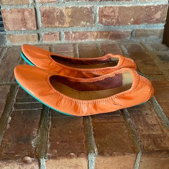 Tieks Coral Patent Leather Flats