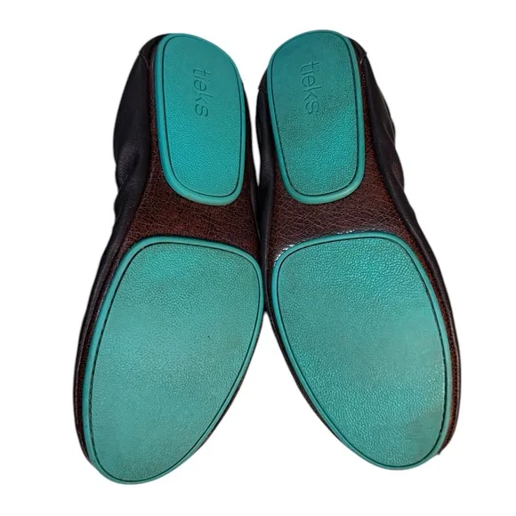Tieks Matte Black Ballet Flats EUC Size 10