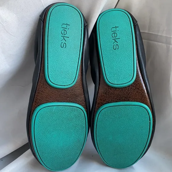 Tieks Matte Black Ballet Flats