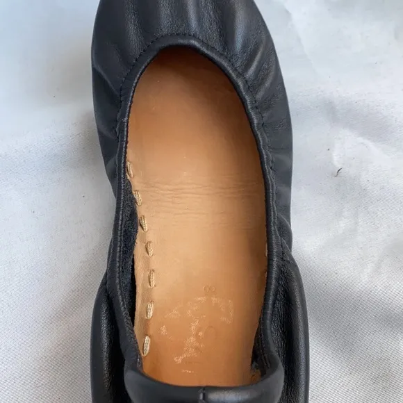 Tieks Matte Black Ballet Flats
