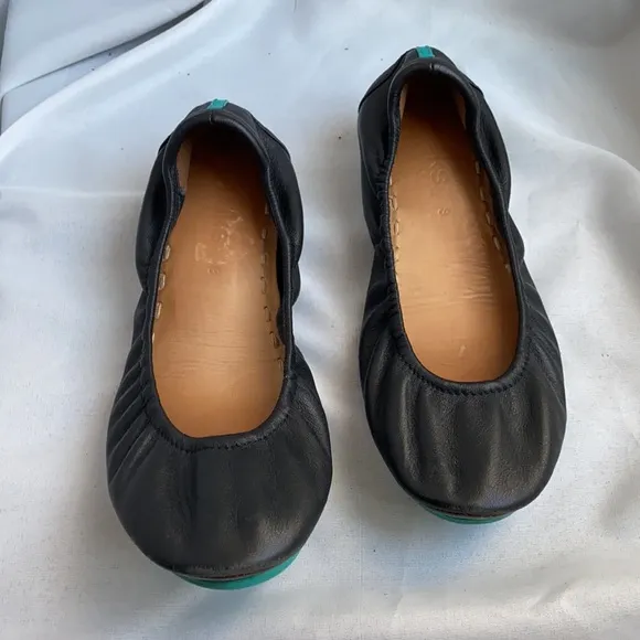 Tieks Matte Black Ballet Flats