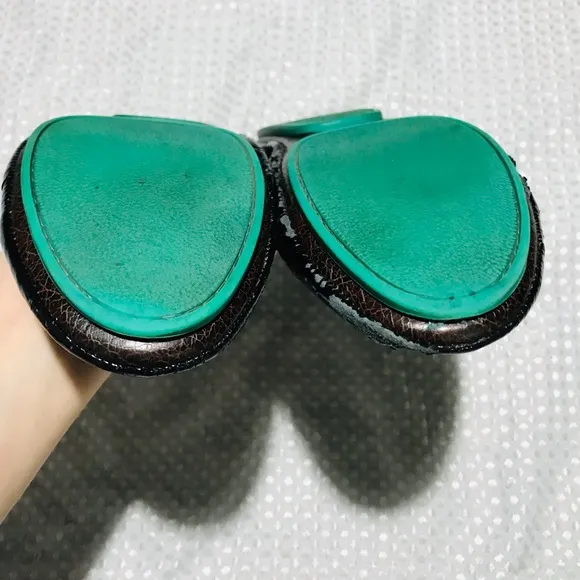 Tieks patent leather Flats