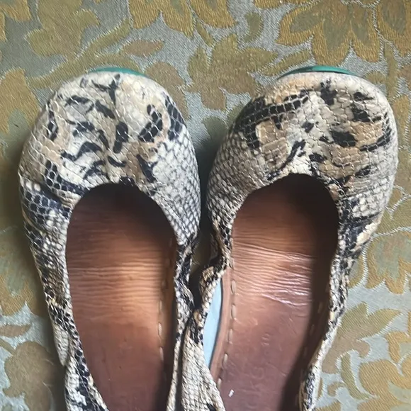 Tieks Women's Sand Snake Italian Leather Ballet Flats