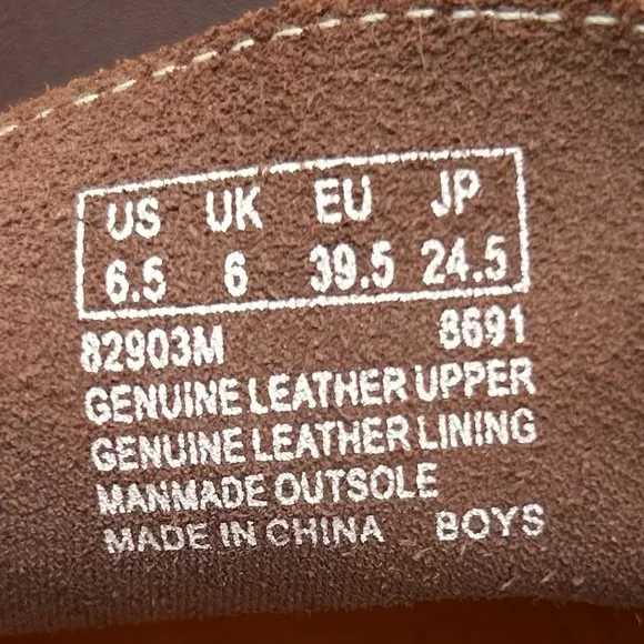 Timberland 2 Eye Brown Leather Size 6.5 Boat Shoes EUC Deckshoes