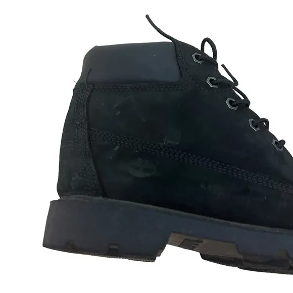 Timberland Boots Ankle Lace Up Combat Casual Leather Black Men’s Size 6