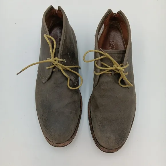 Timberland Boots Mens Size 7 Wodehouse Chukka Distress Leather Shoes