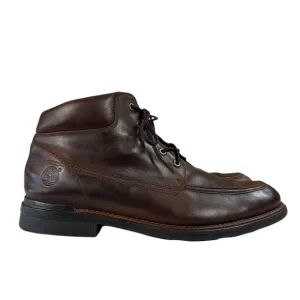 Timberland Brown Leather Lace Up Mid Boots Mens Size 13