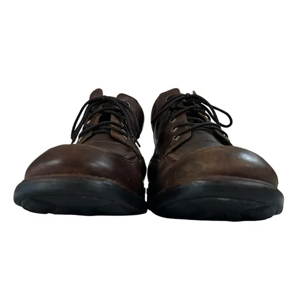 Timberland Brown Leather Lace Up Mid Boots Mens Size 13